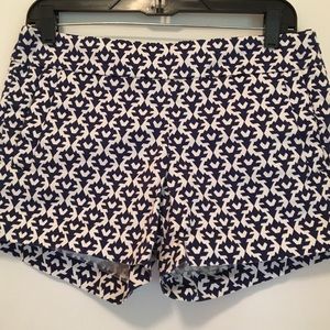 J. Crew Shorts - J. Crew Blue & White Shorts Size 4 J. Crew Shorts - J. Crew Blue & White Shorts Size 4